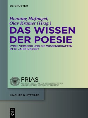 cover image of Das Wissen der Poesie